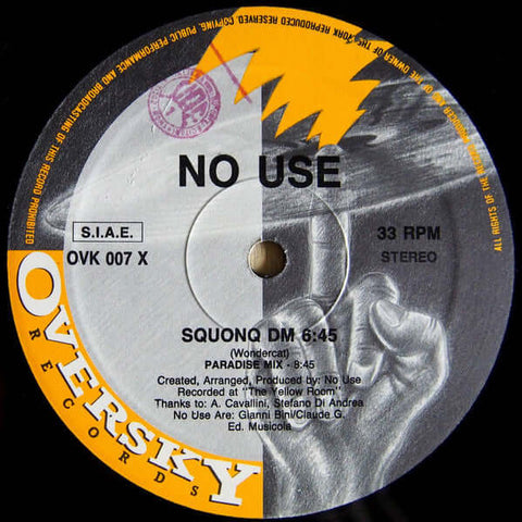 No Use - Squonq DM 6:45 / Screen Of Visions Vinyl - Vinyl Record