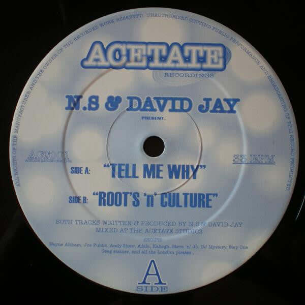 N.S & David Jay - Tell Me Why Vinyl