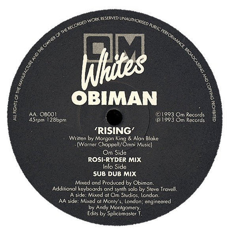 Obiman - Rising Vinyl - Vinyl Record