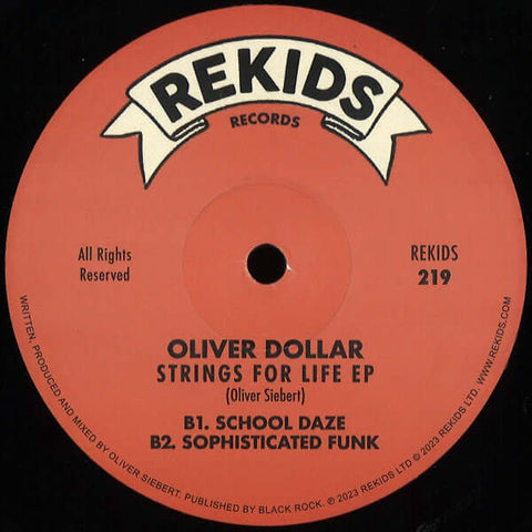 Oliver Dollar - Strings For Life EP Vinyl - Vinyl Record