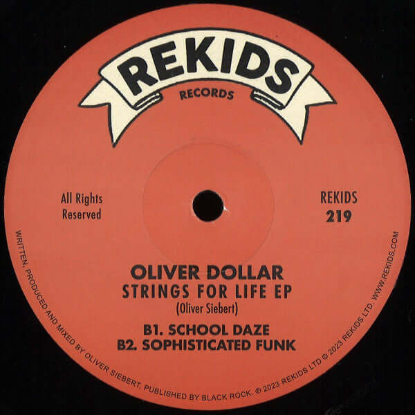 Oliver Dollar - Strings For Life EP Vinyl