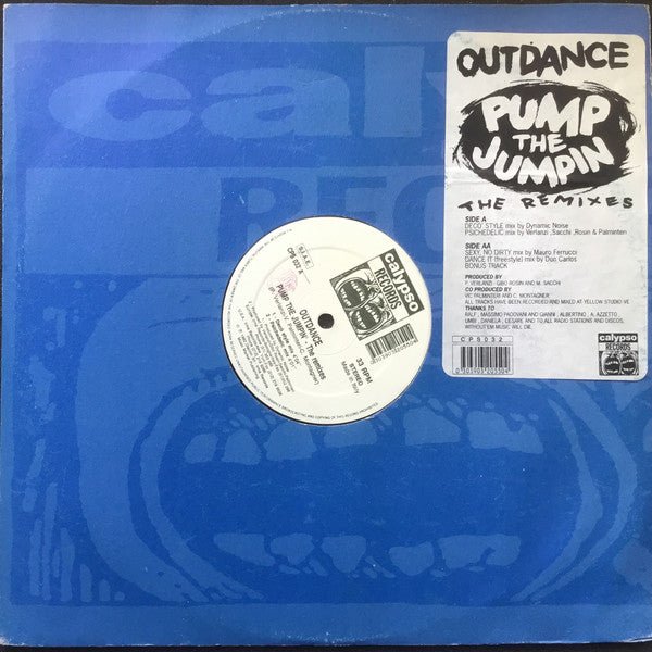 Outdance - Pump The Jumpin' (The Remixes) Vinyl