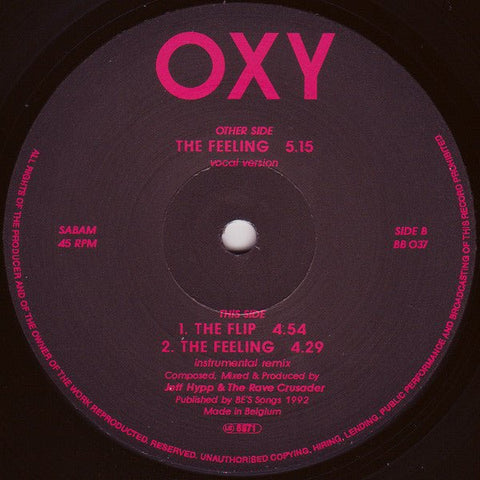 OXY - The Feeling Vinyl - Vinyl Record