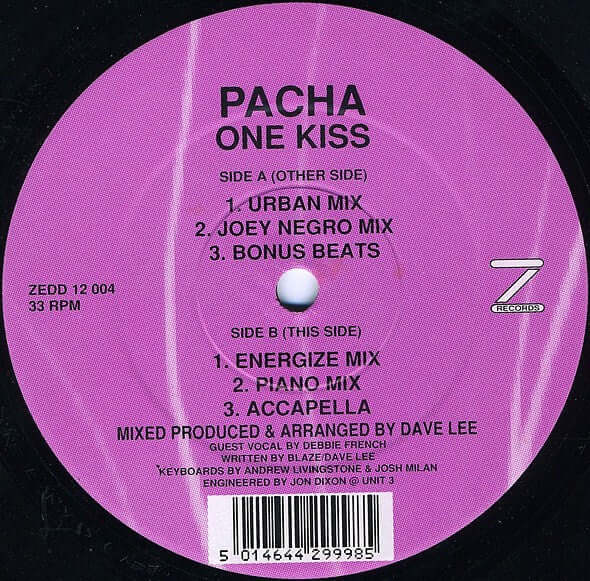 Pacha - One Kiss Vinyl