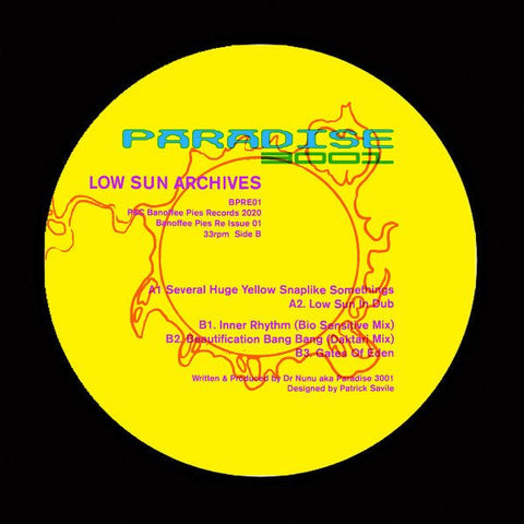 Paradise 3001 - Low Sun Archives Vinyl - Vinyl Record