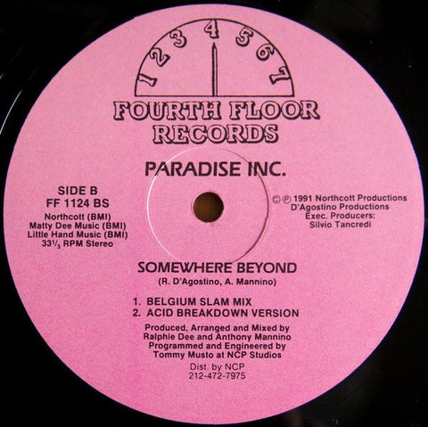Paradise Inc. - 11th Commandment / Somewhere Beyond Vinyl - Vinyl Record