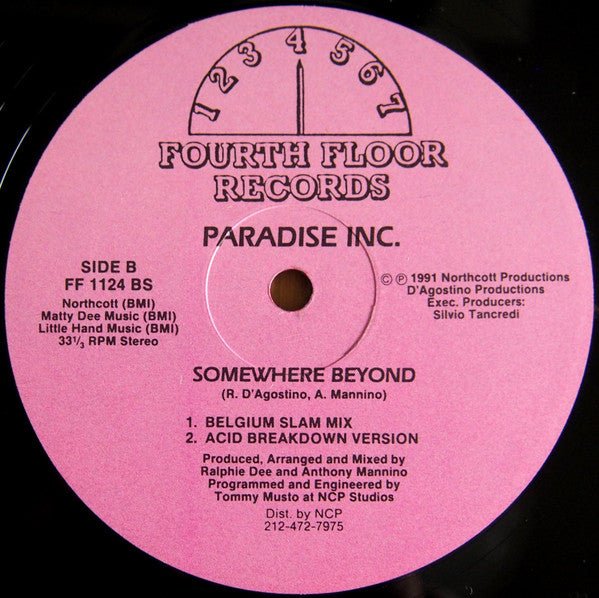 Paradise Inc. - 11th Commandment / Somewhere Beyond Vinyl