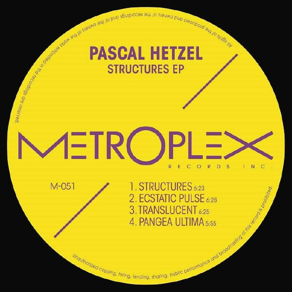 Pascal Hetzel - Structures EP Vinyl
