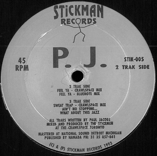 Paul Jacobs - Feel Ya Vinyl