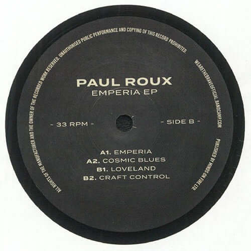Paul Roux - Emperia EP Vinyl