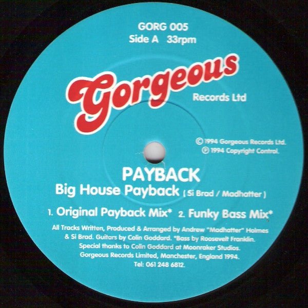 Payback - Big House Payback Vinyl