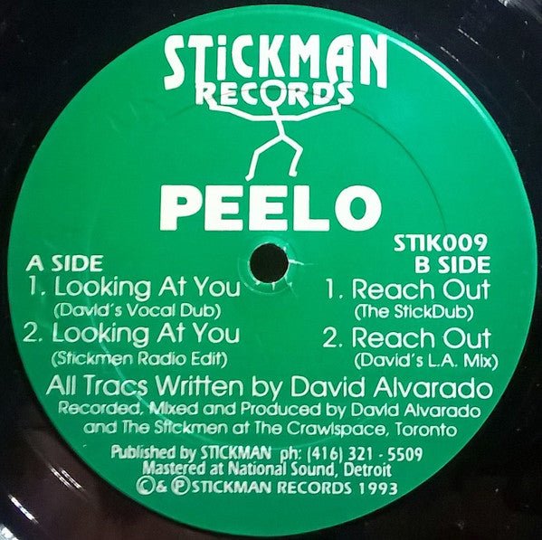 Peelo - Looking At You / Reach Out Vinyl