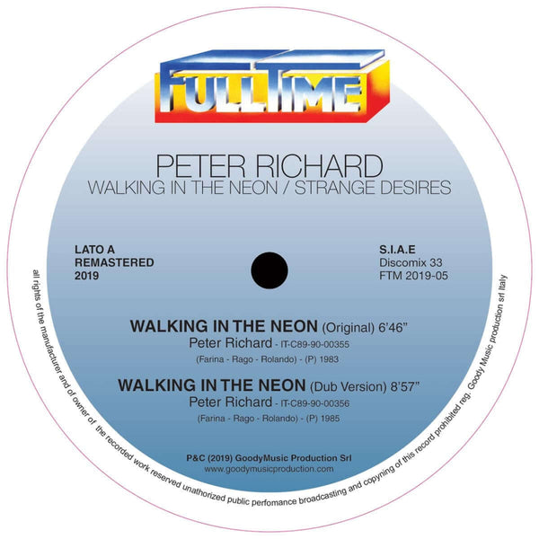 Peter Richard - Walking In The Neon Vinyl