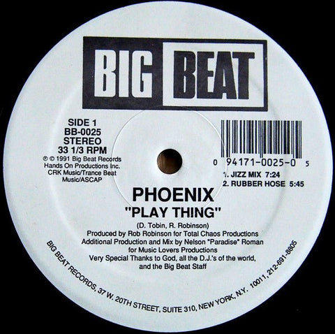 Phoenix - Play Thing Vinyl - Vinyl Record