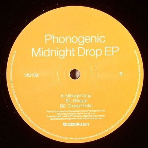 Phonogenic - Midnight Drop EP Vinyl - Vinyl Record