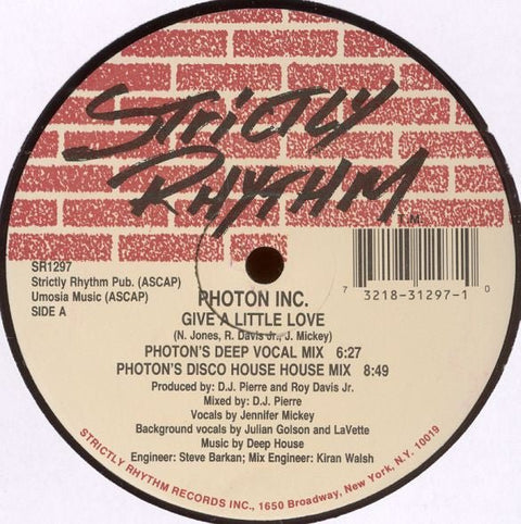 Photon Inc. - Give A Little Love Vinyl - Vinyl Record