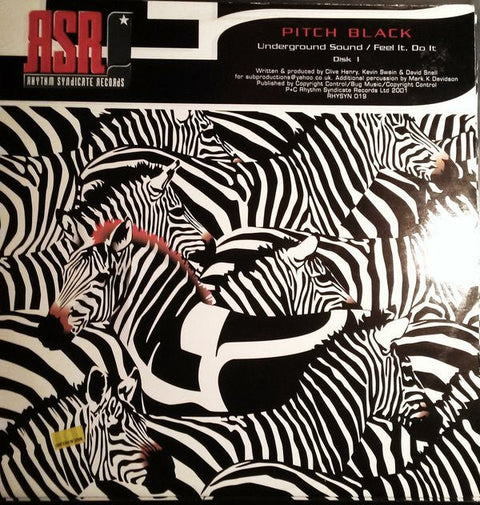 Pitch Black - Underground Sound / Feel It, Do It Vinyl - Vinyl Record