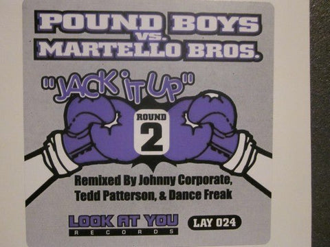 Pound Boys Vs. Martello Bros. - Jack It Up (Part 2) Vinyl - Vinyl Record