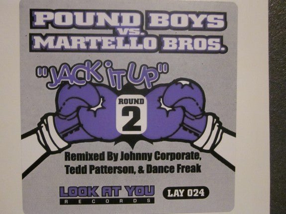 Pound Boys Vs. Martello Bros. - Jack It Up (Part 2) Vinyl