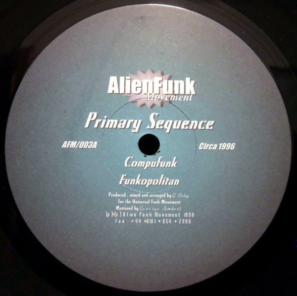 Primary Sequence - Compufunk Vinyl
