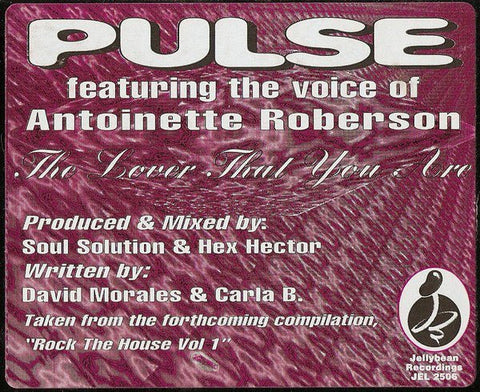 Pulse Featuring The Voice Of Antoinette Roberson - The Lover That You Are Vinyl - Vinyl Record