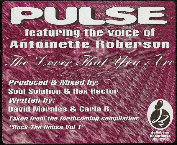 Pulse Featuring The Voice Of Antoinette Roberson - The Lover That You Are Vinyl