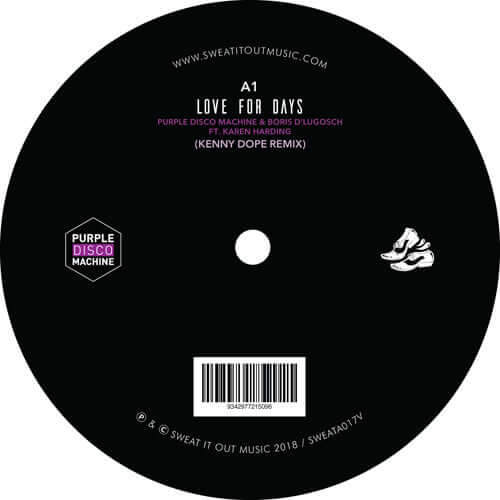 Purple Disco Machine & Boris D’Lugosch ft Karen Harding - Love For Days Vinyl