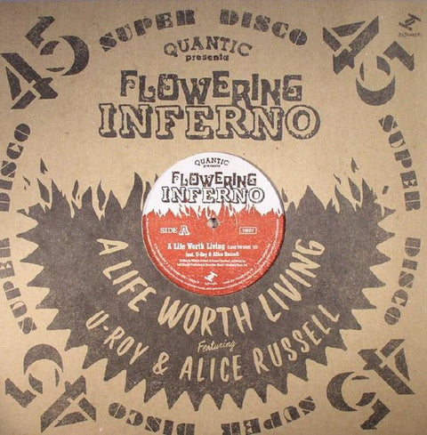 Quantic Presenta Flowering Inferno - A Life Worth Living Vinyl - Vinyl Record