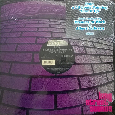 Rain , A Lil Louis Painting - Give It Up Vinyl - Vinyl Record