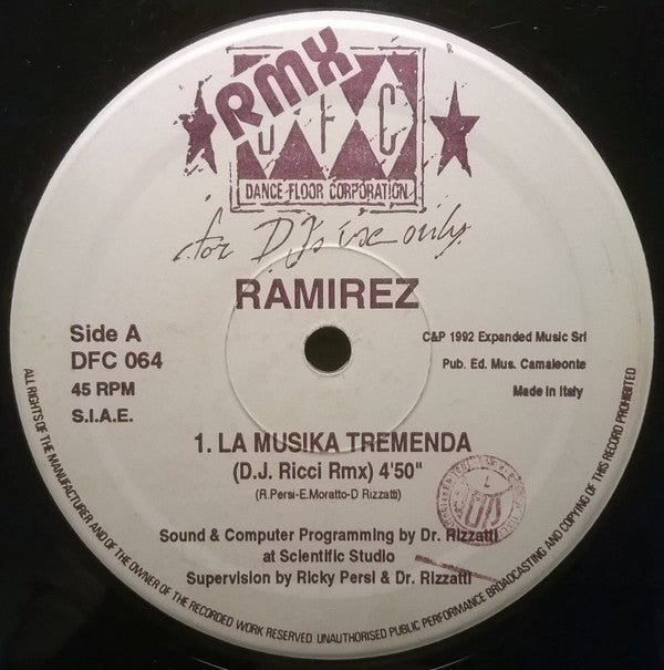 Ramirez - La Musika Tremenda (Remixes) Vinyl