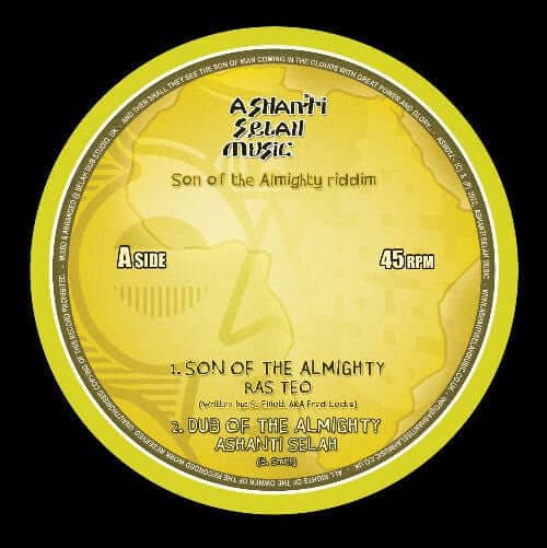 Ras Teo - Son Of The Almighty Riddim Vinyl