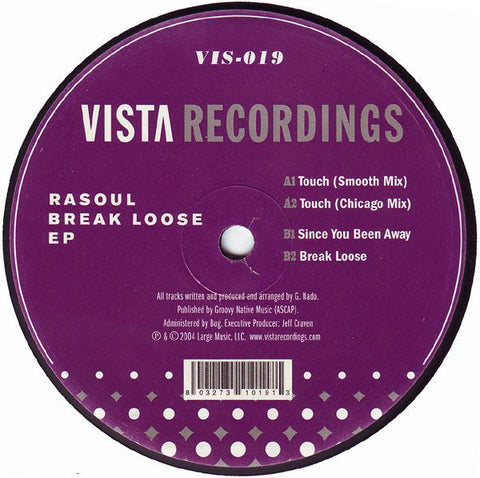 Rasoul - Break Loose EP Vinyl - Vinyl Record