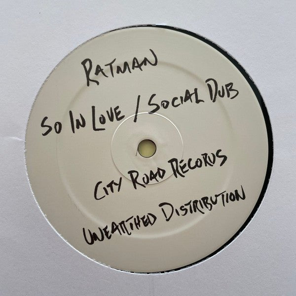 Ratman - So In Love / Social Dub Vinyl
