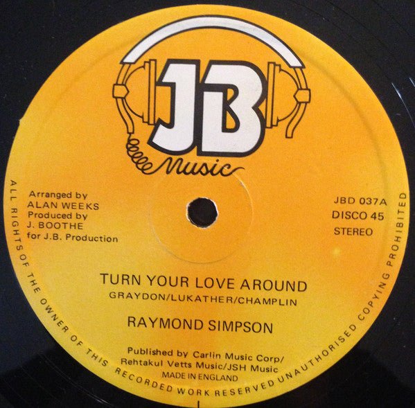 Raymond Simpson - Turn Your Love Around Vinyl