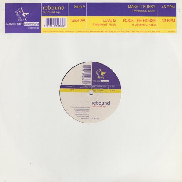 Rebound - Rebound EP Vinyl