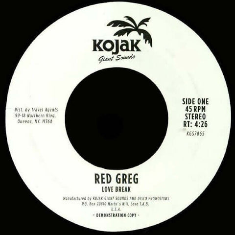 Red Greg - Love Break Vinyl - Vinyl Record