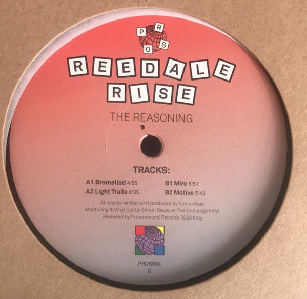 Reedale Rise - The Reasoning Vinyl