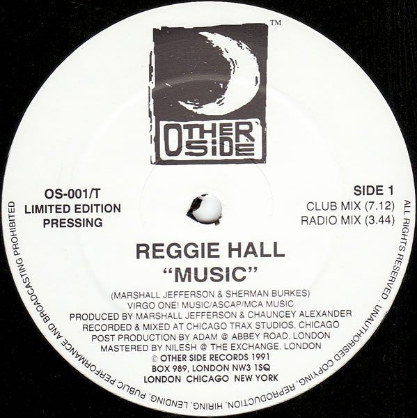 Reggie Hall - Music Vinyl