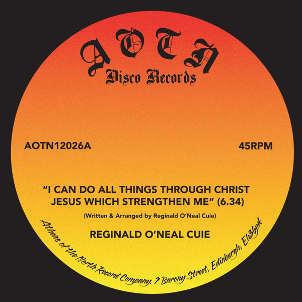 Reginald O'Neal Cuie - I Can Do All Things Through Christ Jesus Which Strengthen Me Vinyl