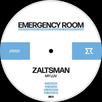 Zaltsman - My Luv - Artists Zaltsman Genre House, Electronica Release Date 1 Dec 2023 Cat No. ER002 Format 12