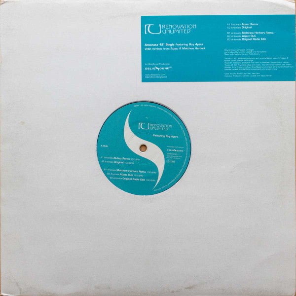 Renovation Unlimited Featuring Roy Ayers - Antonata Vinyl