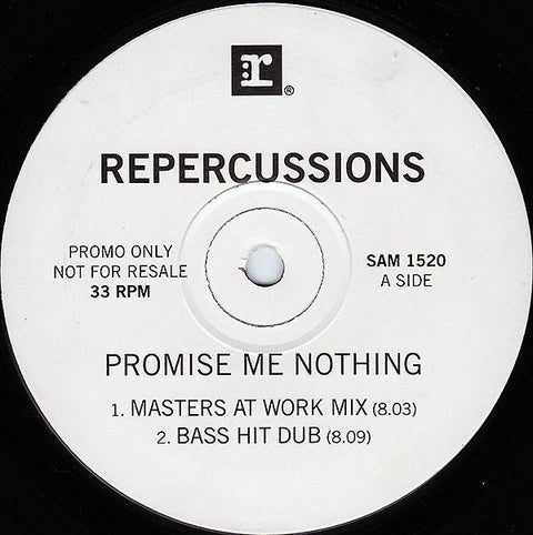 Repercussions - Promise Me Nothing Vinyl - Vinyl Record