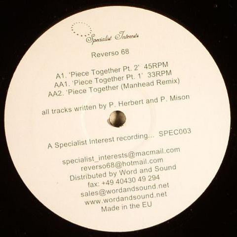 Reverso 68 - Piece Together Vinyl - Vinyl Record