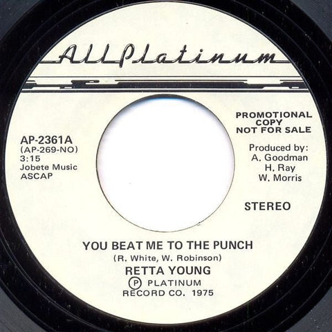 Rhetta Young - You Beat Me To The Punch Vinyl - Vinyl Record