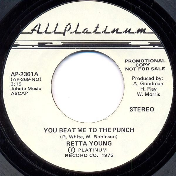 Rhetta Young - You Beat Me To The Punch Vinyl
