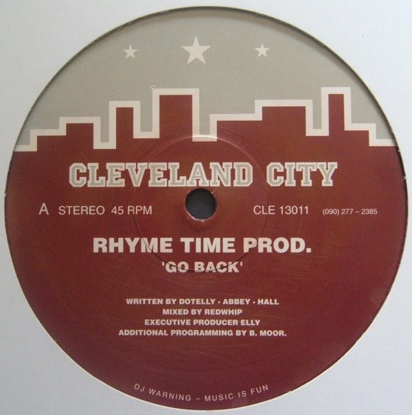 Rhyme Time Prod. - Go Back Vinyl