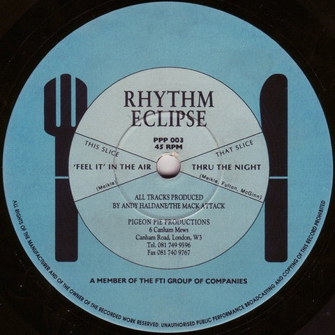 Rhythm Eclipse - 'Feel It' In The Air / Thru The Night Vinyl - Vinyl Record