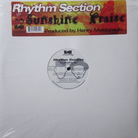 Rhythm Section - Sunshine / Praise Vinyl - Vinyl Record