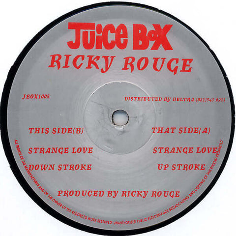 Ricky Rouge - Strange Love Vinyl - Vinyl Record