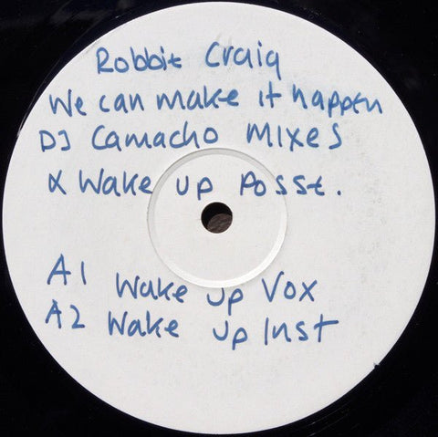 Robbie Craig - We Can Make It Happen (Remixes) Vinyl - Vinyl Record